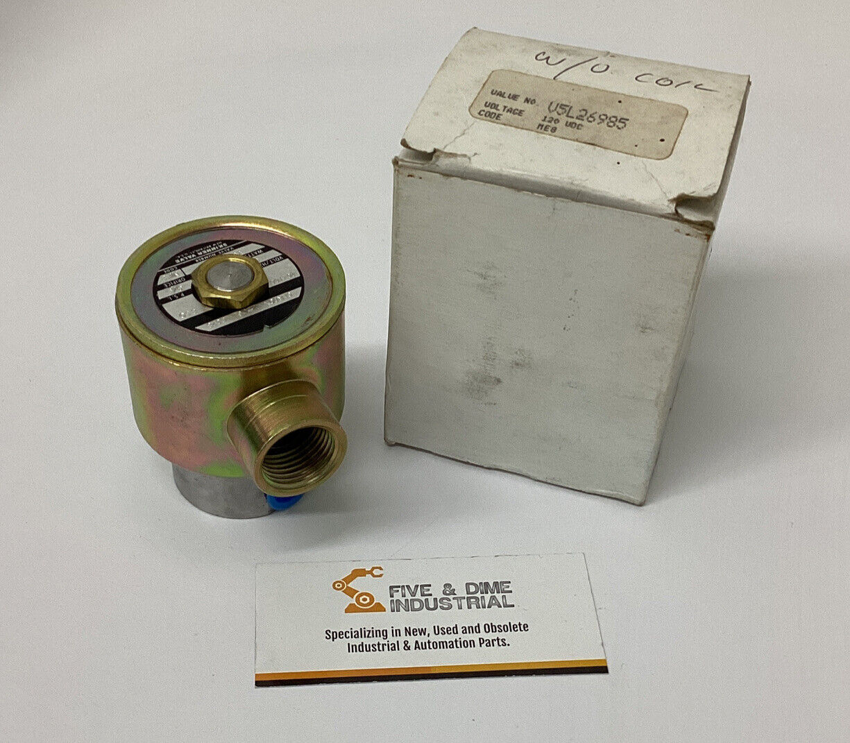 Honeywell Skinner V5L26985 Solenoid Valve 10HZ 3/64PSi 120VDC Five