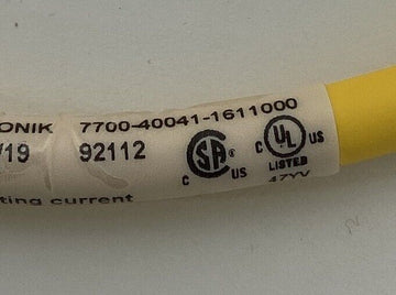 Murr 7700-40041-1611000 M12 Male/Female 5-Pole Cable 10 Meters - 0