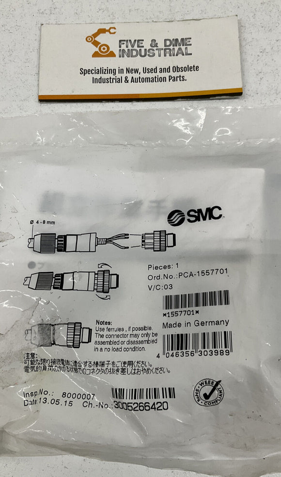 SMC PCA-1557701 Field Wireable Connector EX300 Interface