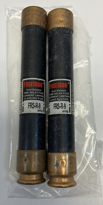 Bussmann Fusetron FRS-R-9 600V Fuse.Lot of 2 - 0