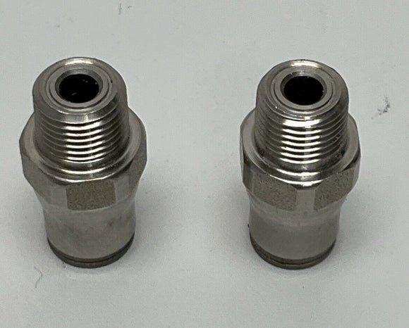 Legris 3805 56 11  Push Connector SS-316 1/4" OD Tube x 1/8" MNPT 2-Pack