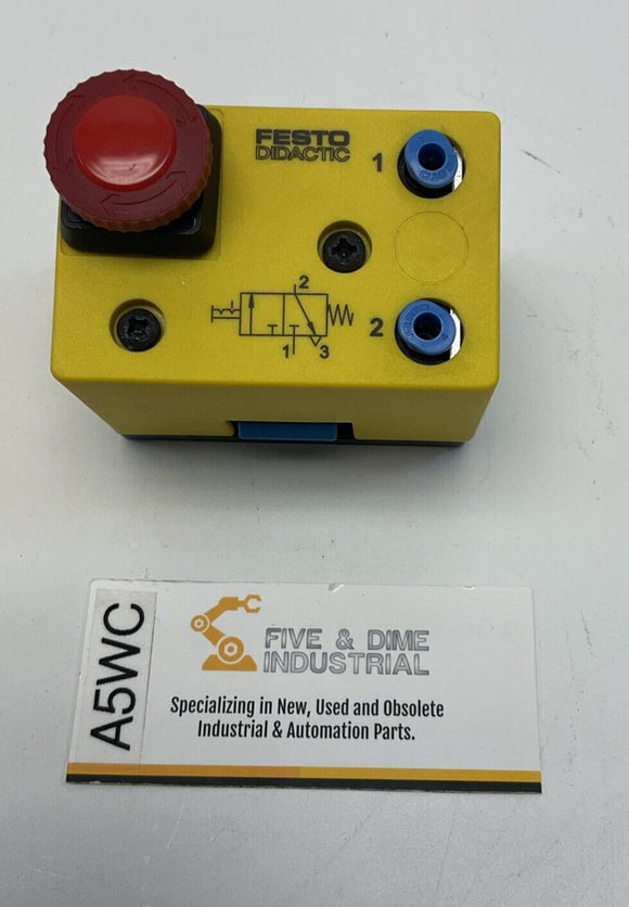 Festo D.S-PSV-3 72-S0 / NAT 152864 3/2-Way Valve with Mushroom Actuator 152864