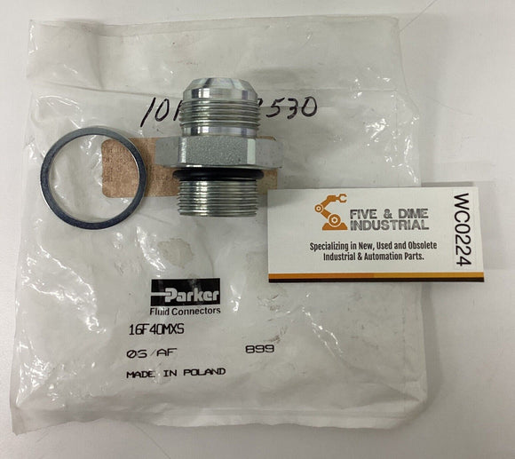 Parker 16F40MXS Hydraulic Fluid Connector