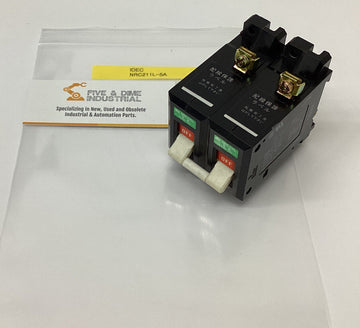 Idec NRC211L 5A 2-Pole Circuit Breaker