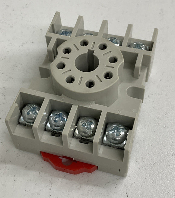 Siemens 3TX7144-1E2 Relay Socket 8 Pin Octal 15A Din Mount