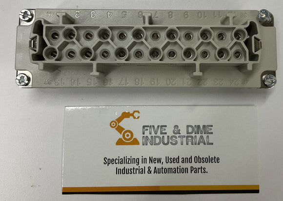 Lapp/Epic 10/97000  H-BE-24-BS DR Pin Female Connector Insert