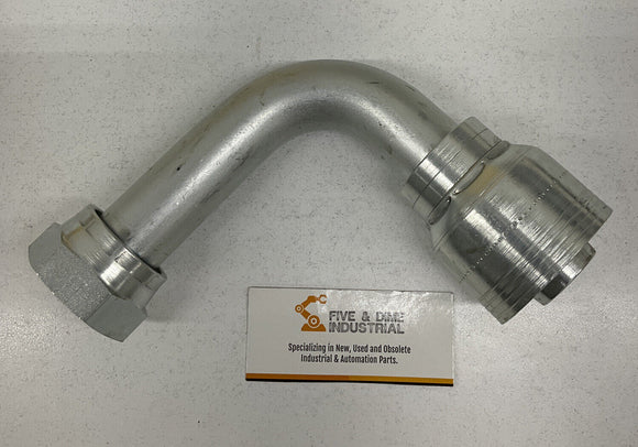 Eaton 1BA20FRC20 Female ORS Swivel 90° Long Drop Fitting TTC12 Crimp -20