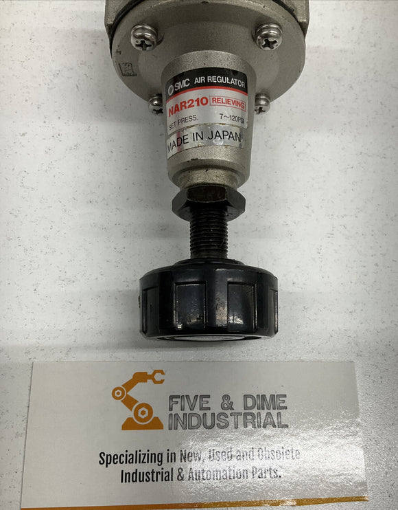 SMC NAR210 7-120 psi Pneumatic Regulator