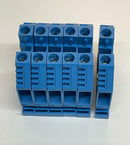 Morsettitalia MI Euro 10 Blue Package of 6 Terminal Blocks-2