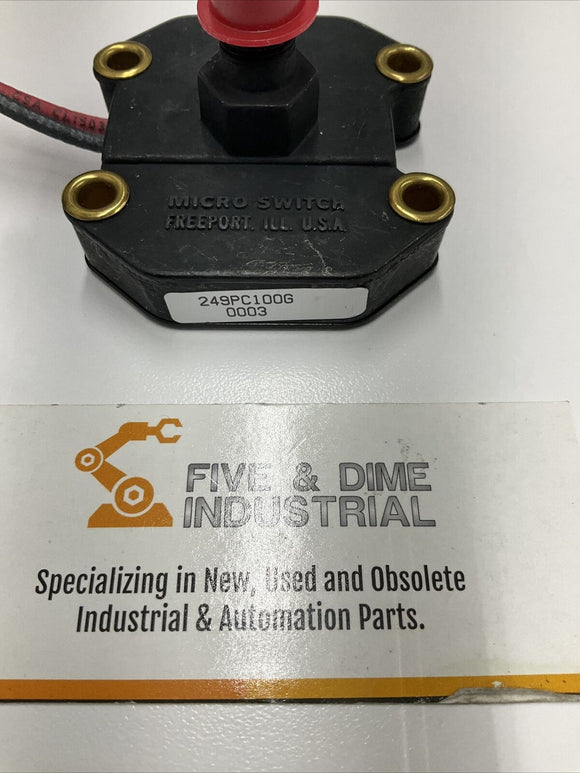 Honeywell 249PC100G Micro Switch  Pressure to Current Sensor 10-32 VSC