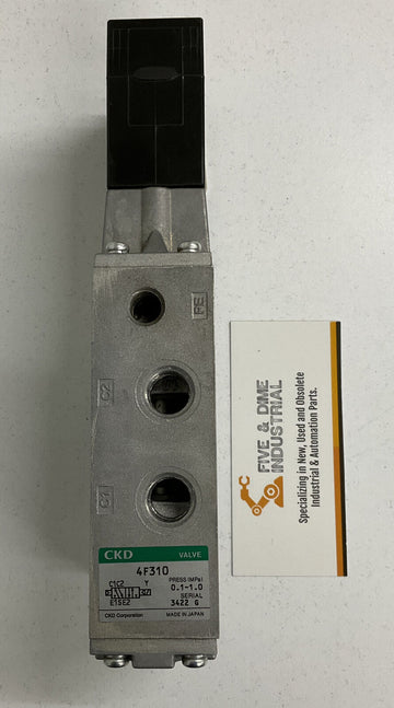CKD 4F310 Pneumatic Directional Control Solenoid Valve 110/110 Vac