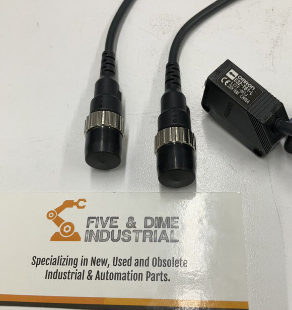 Omron E32-T61-M1J 0.3M Photoelectric Sensor Set. Infrared