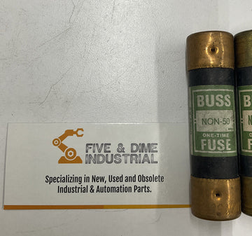 Bussmann NON-50 Lot of 2 Dual Element Time Delay 50A 250V - 0