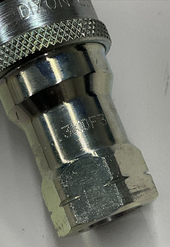 Dixon 3KF3 Steel ISO-A Interchange Hydraulic Fitting Coupler 3/8" Npt