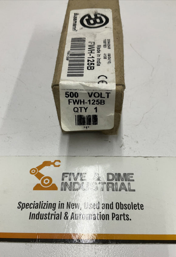 Bussmann FWH-125B 125A Fast Acting Fuse