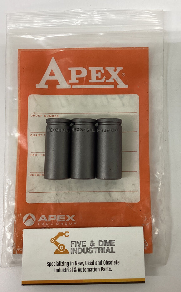 Apex 13MM21  1/4'' Square Drive 13mm Hex Impact Socket