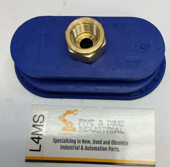 Schmalz 10.01.06.03077 / SAOB-110x55-NBR-60-Npt 3/8 Oval Vacuum Cup