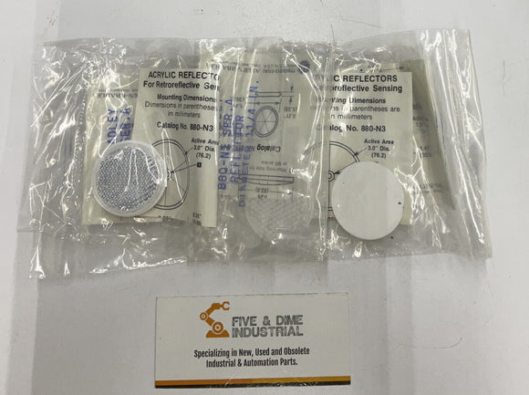 Allen Bradley 880-N1 Acrykic Reflector 1-1/4" Diameter Ser. A