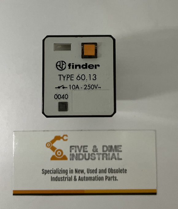 Finder 60.13 General Purpose Relay 10A ,110VAC Coil
