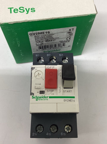 Schneider Electric GV2ME16 Motor Circuit Breaker 9-14A