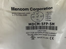 Mencom MDCM-5FP-5M M12 Single-End Female 5-Pole 5-Meter Cable-3