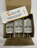 M.Schneider 370125 Eurofuse 25A 690 Vac 440 Vdc Box of 3-1