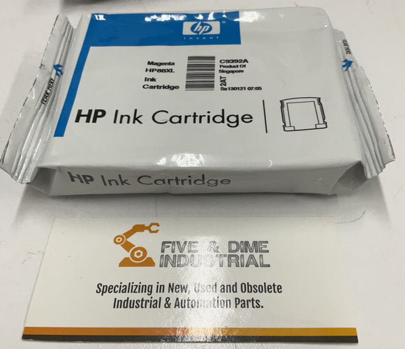 HP-88XL Magenta Genuine Ink Cartridges C9392A Lot of 2  for Officejet