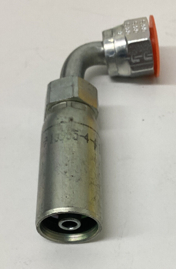 Parker IJ955-4-4 Seal-Lok Swivel 90° x 1/4" Hose Elbow Short Drop