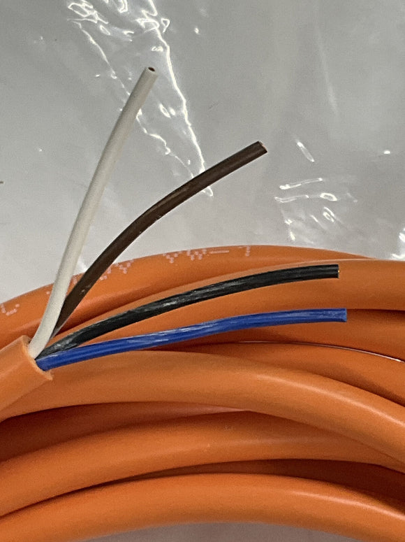 Sick JCN-5S 4-Pin Cable Cordset, 5 Meters M8 Female Straight Pigtail