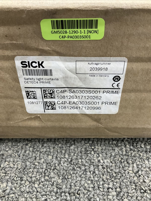 Sick C4P-PA0303S001 Light Curtain Set 300mm Height 30 Meter Range