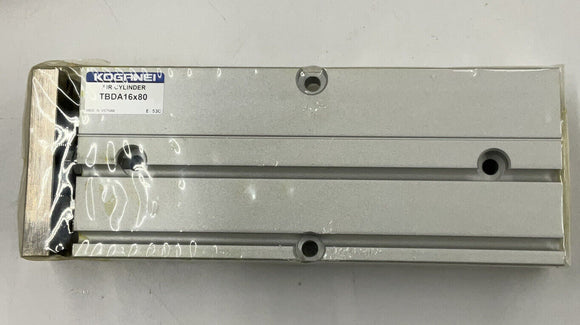 Koganei TBDA16X80 Twin Double Acting Air Cylinder w/ Reed Sensors