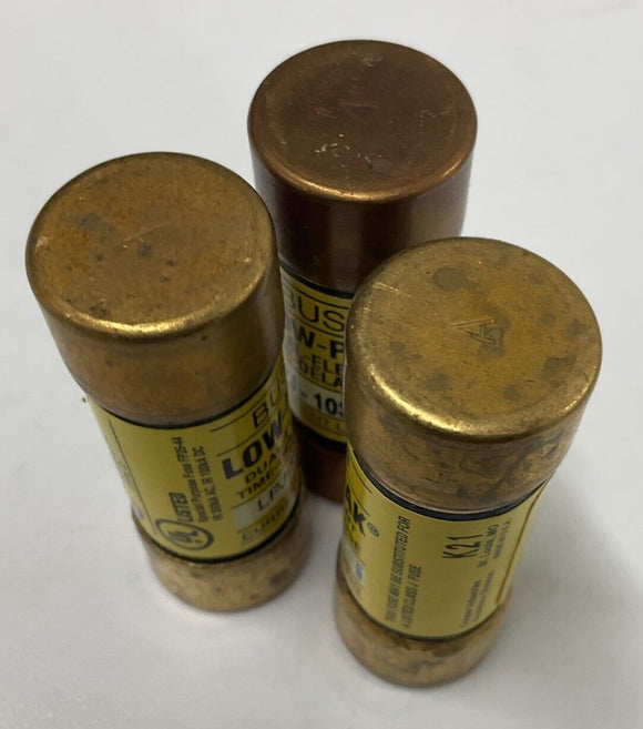 Bussmann LPJ-10SP Fuses 10A Low-Peak 600V. Lot of 3