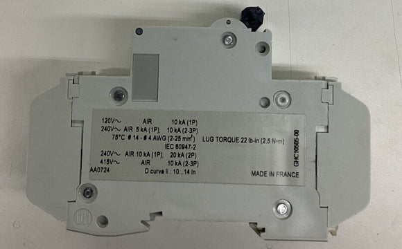 Square D 60161 Miniature Circuit Breaker 2 Pole  240V 10A