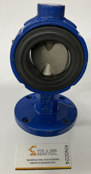 ABZ 2-090 2" 2-Piece Body Rubber Seated Butterfly Valve