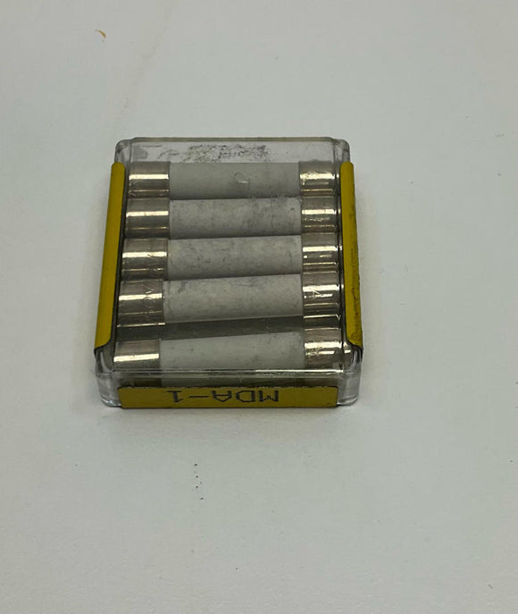Cooper Bussmann  MDA-1  1-Amp Fuses  125/250 VAC 5-Pack