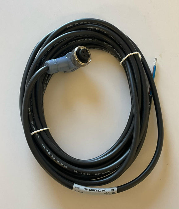 Turck WKV-254BK-6M Single End Cable Minifast 4-Pole, 2-Wire Female 90° 6M
