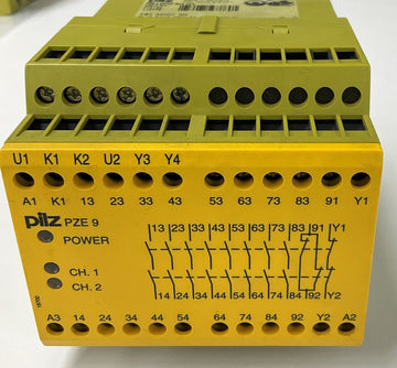 Pilz pze 9 24 vdc 8n/o 1n/c  774150 Safety Relay 24 vdc - 0