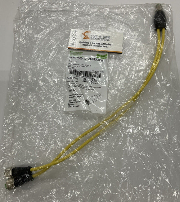 Murr Elektronik 7000-40721-0130030 M12 Y-Splitter 0.3Meter