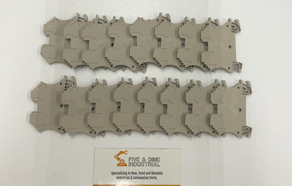 Weidmuller WDU 2.5 Terminal Block Lot of (16)