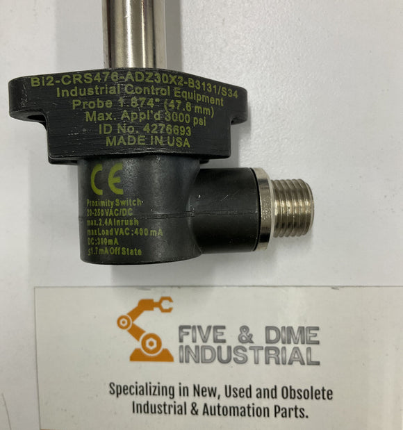 Turck BI2-CRS476-ADZ30X2-B3131/S34 - 4276693 Sensor 47.6mm Probe