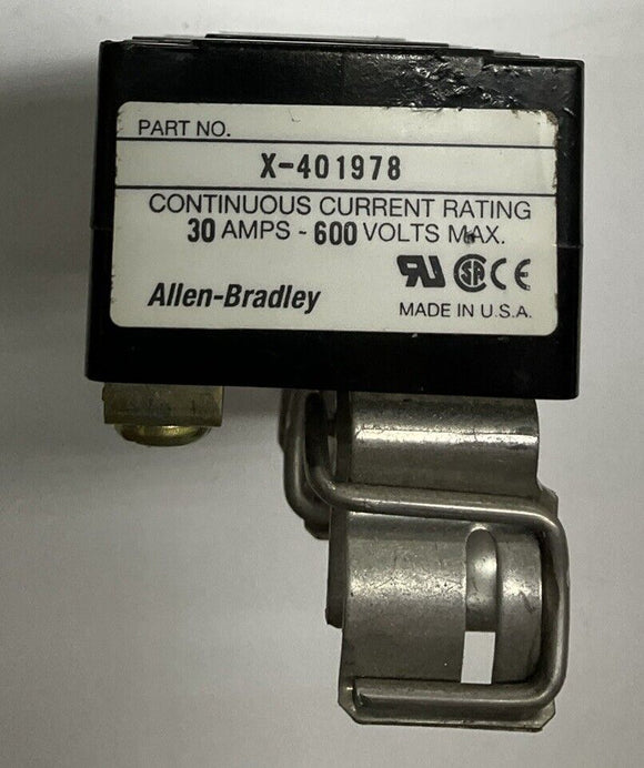 Allen Bradley X-401978 3 Pole 30 Amp 600 V Fuse Block for Disconnect Switch