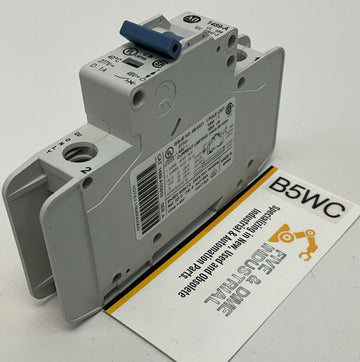 Allen Bradley  1489-A1D010  1 Amp 1 Pole Circuit Breaker  48 VDC,  277 VAC