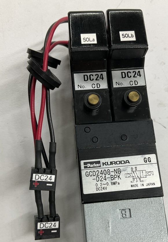 Parker Kuroda GCD2408-NB-D24-BPK Solenoid Valve
