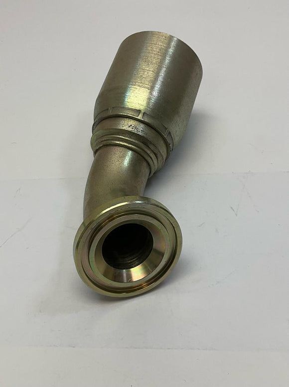Kurt Hydraulics  C6145-20-20-JJ  1-1/4'' Hose ID Crimp x Code 61 45° Rigid Elbow