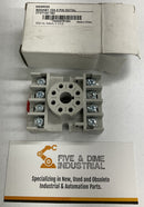 Siemens 3TX7144-1E2 Relay Socket 8 Pin Octal 15A Din Mount-1