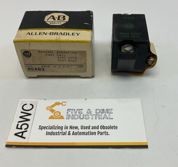 Allen Bradley 85A83 Operating Coil 220  240V