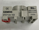 Siemens 3TX7144-1E2 Relay Socket 8 Pin Octal 15A Din Mount-6