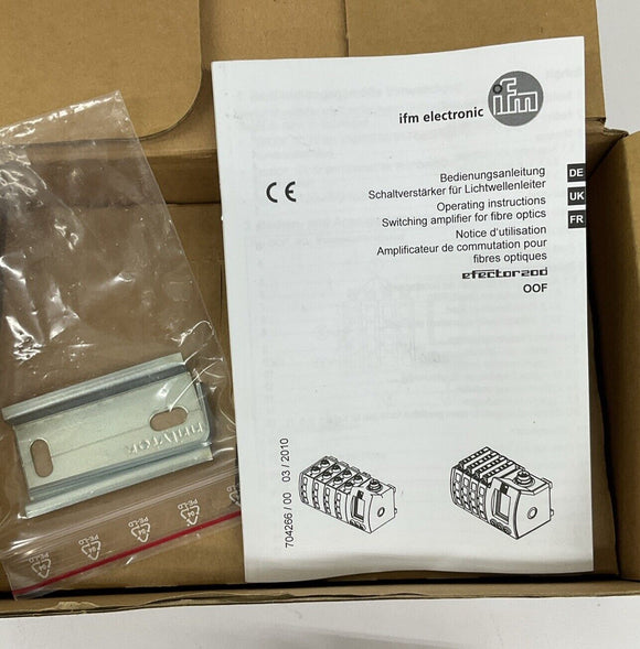 IFM Efector OO5008 Fiber Optic Sensor Switching Amplifier