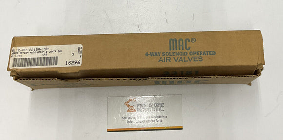 Mac B11C-PP-221BA-192 4 Way 24 vcd Solenoid Valve