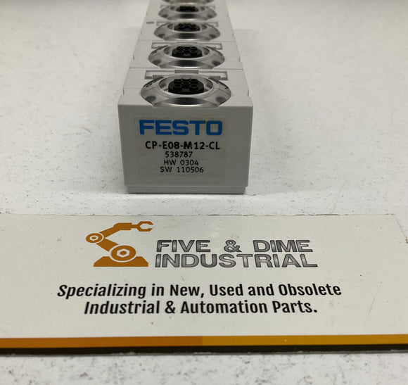 Festo CP-E08-M12-CL CP Input Module Terminal 538787